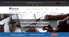 Desktop Screenshot of advsyscon.com